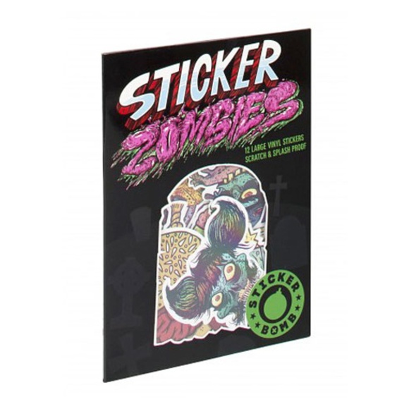 NEW Zombies Sticker Bomb Decals - Pack of 12 - Picture 2 of 4